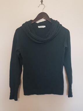Ricki's Dark Green Cowl Neck Sweater